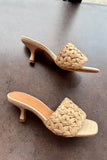 Luna Kitten Heel- Natural
