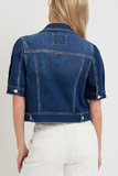 Puff Sleeve Denim Jacket