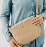 Sabrina Vegan Suade Bum Bag- Tan