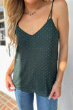 Hunter Green Embellished Tank