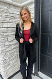 Fireside Suede Jacket Black