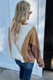 Bella Longsleeve Top Tan/Brown