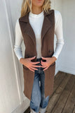 Mia Sweater Vest Chocolate