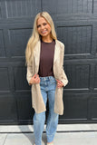Fireside Suede Jacket Taupe