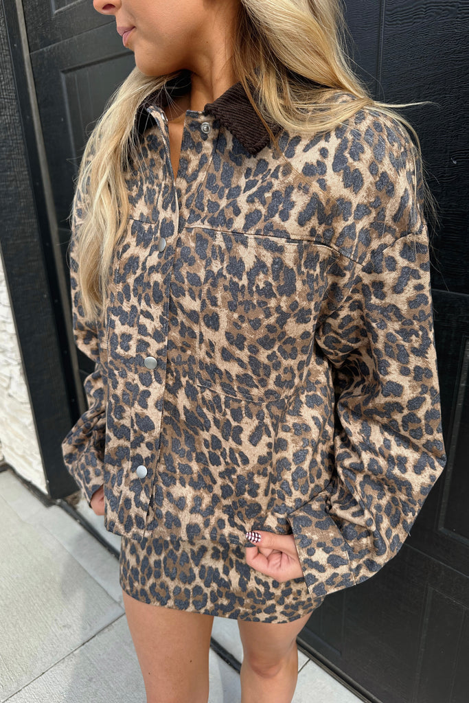 Ansley Leopard Jacket