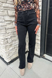 Midnight High Rise Wide Leg Jeans