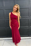 Cherry Red Maxi Dress