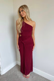 Cherry Red Maxi Dress