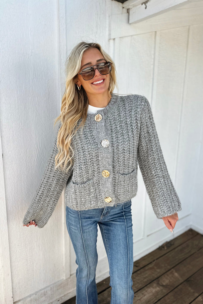 Vermont Cardigan Grey
