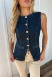 Willow Denim Vest