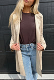 Fireside Suede Jacket Taupe