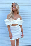 Last Call Mini Dress Ivory- FINAL SALE