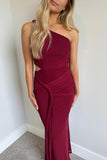 Cherry Red Maxi Dress