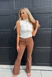 Coffee Run Flare Jeans