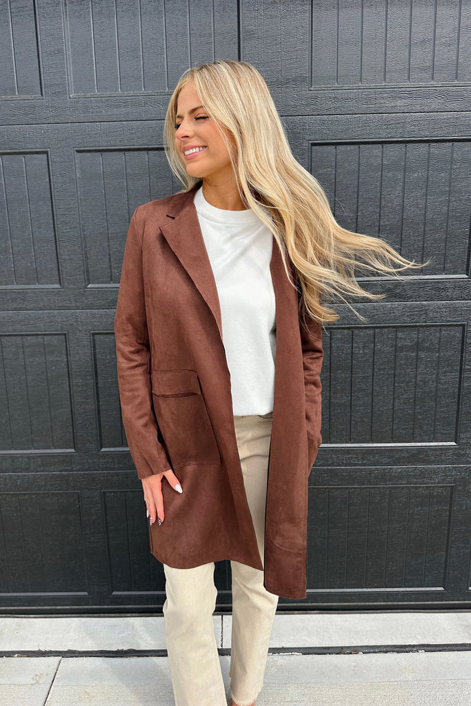 Fireside Suede Jacket Brown