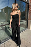 Juliette Strapless Jumpsuit Black