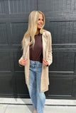 Fireside Suede Jacket Taupe