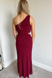 Cherry Red Maxi Dress