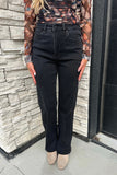 Midnight High Rise Wide Leg Jeans