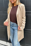 Fireside Suede Jacket Taupe