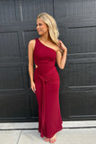Cherry Red Maxi Dress
