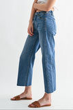 Mica Mid Rise Staight Crop
