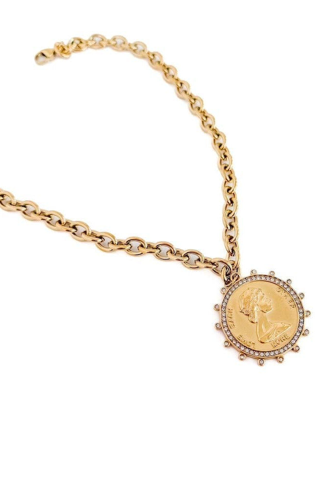 Love Each Other More Pendant Necklace - WATERPROOF