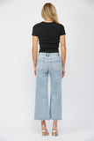 Posy Mica High Rise Ankle Wide Leg Jeans- Electric Blue