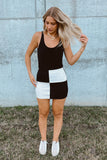 Ottilie Black and White Check Skirt- FINAL SALE