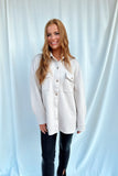 Kaelie Quilted Button Up Jacket Sand FINAL SALE