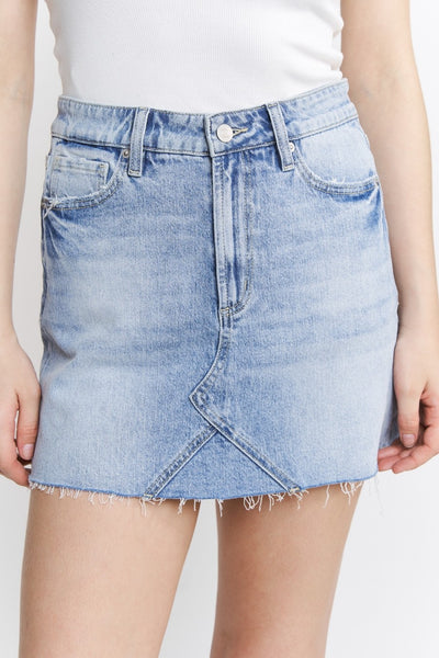 Breezy Blue Mini Skirt