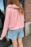 Elin Tiered Shorts Light Blue
