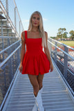 The Scarlet Bubble Mini Dress