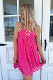 Pink Dream Halter Mini Dress