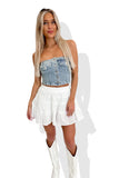 Revival Denim Tube Top - FINAL SALE