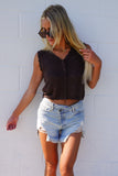 Maple Knit Button Vest