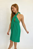 Kody Halter Dress Green