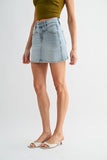 Mica Stud Jean Skirt
