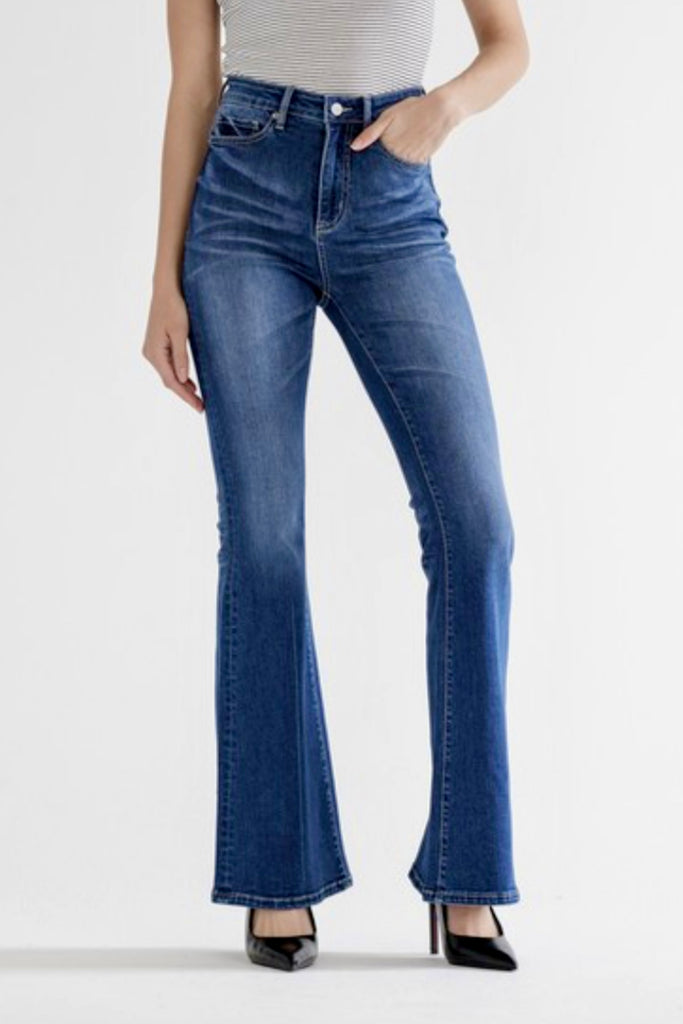 Luna Dark High Rise Flare