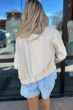 Cece Bomber Jacket Taupe