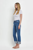 Daphne Vervet High Rise Cuffed Jean