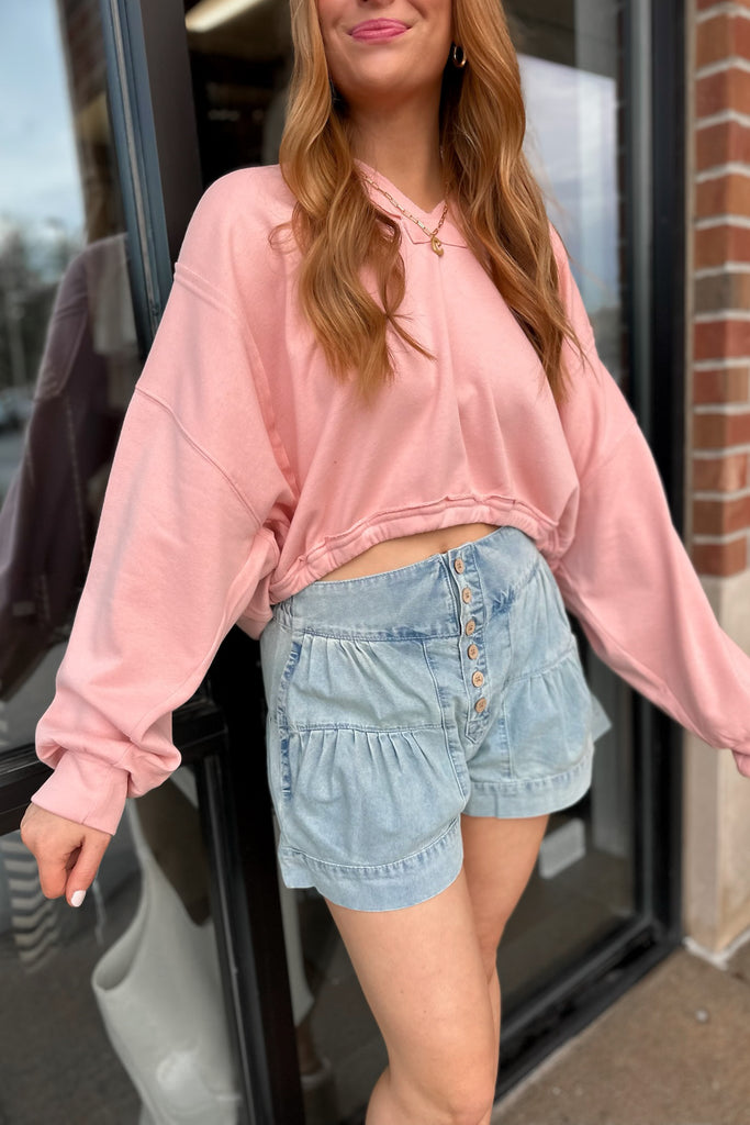 Every Day Top Dusty Pink
