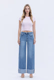 Vervet High Rise Cuffed Wide Leg