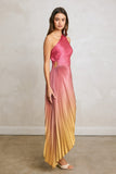 Lily Garden Ombre Pleated Dress