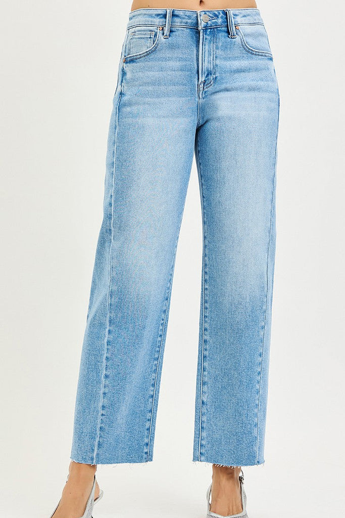 Bri Risen Slouchy Barrel Jean Light
