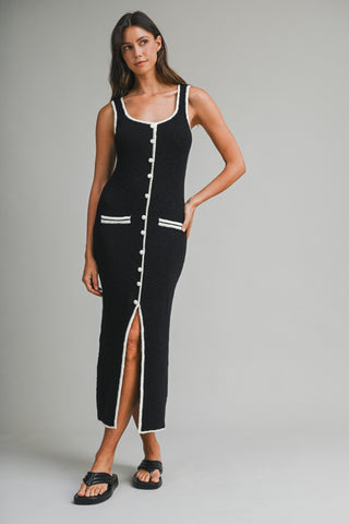 Emmy Midi Dress Black