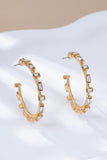 Baguette Hoop Earring