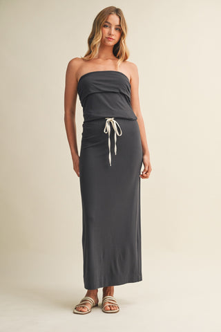 Courtney Knit Jersey Set- Midnight