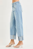 Risen Slouchy Crop Barrel Jean