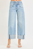 Risen Slouchy Crop Barrel Jean